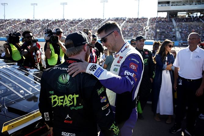 Denny Hamlin sends a bold message to rivals about his 23XI Racing driver Tyler Reddick