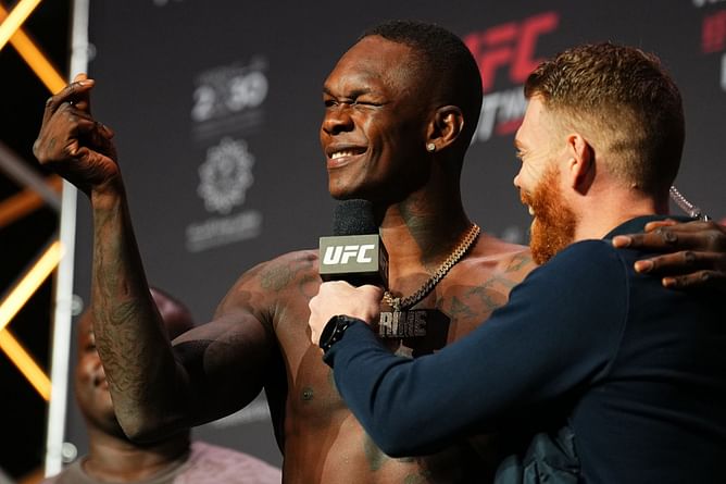 "Enjoy the ride with me" - Israel Adesanya delivers heartwarming final message for his fans ahead of UFC Saudi Arabia