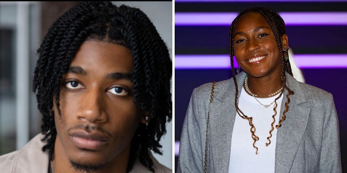 Coco Gauff with her close friend Jalen Sera - Image Source (Left IMDB, Right Jalen Sera)