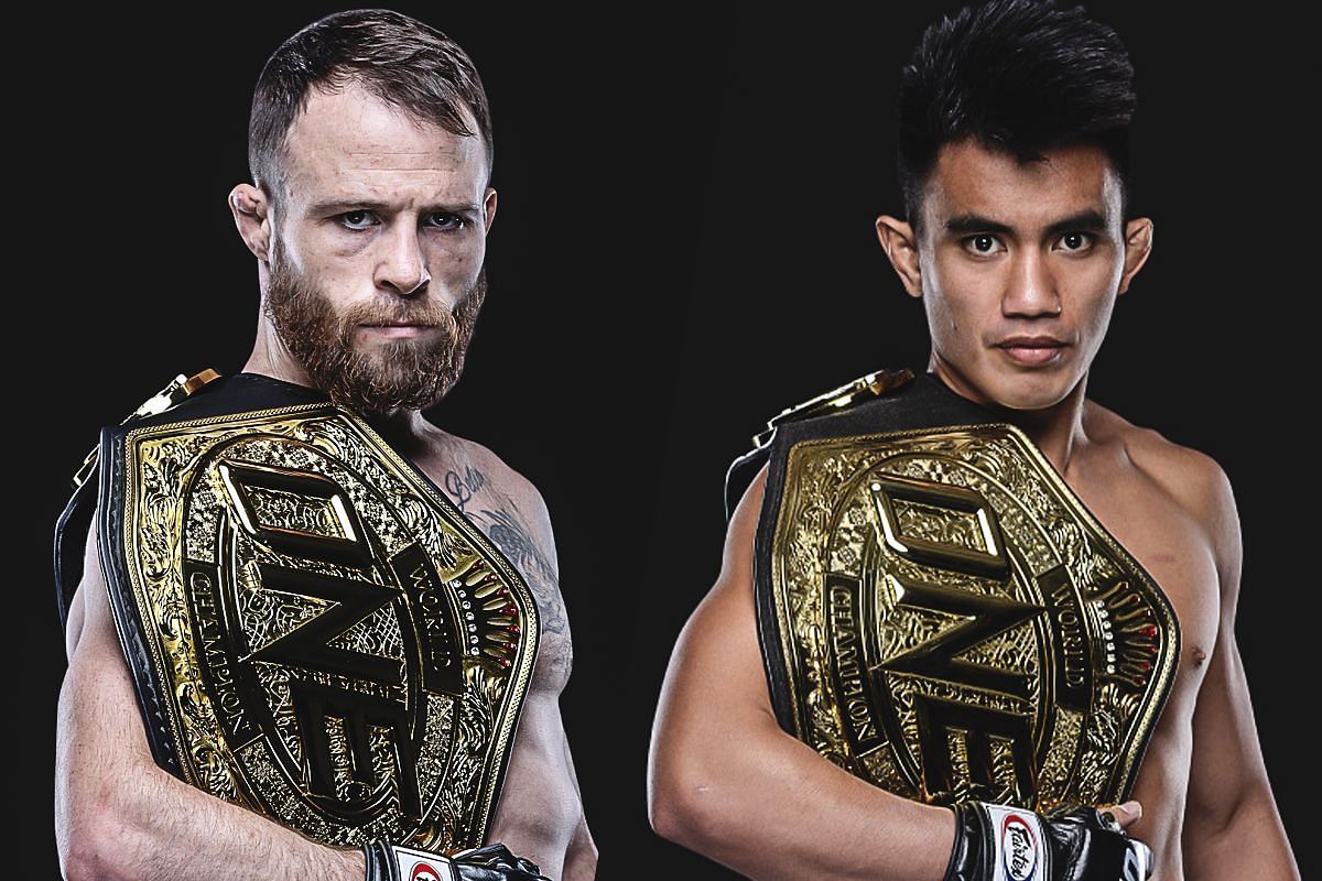 Jarred Brooks (left) and Joshua Pacio (right). [Photos from ONE Championship]