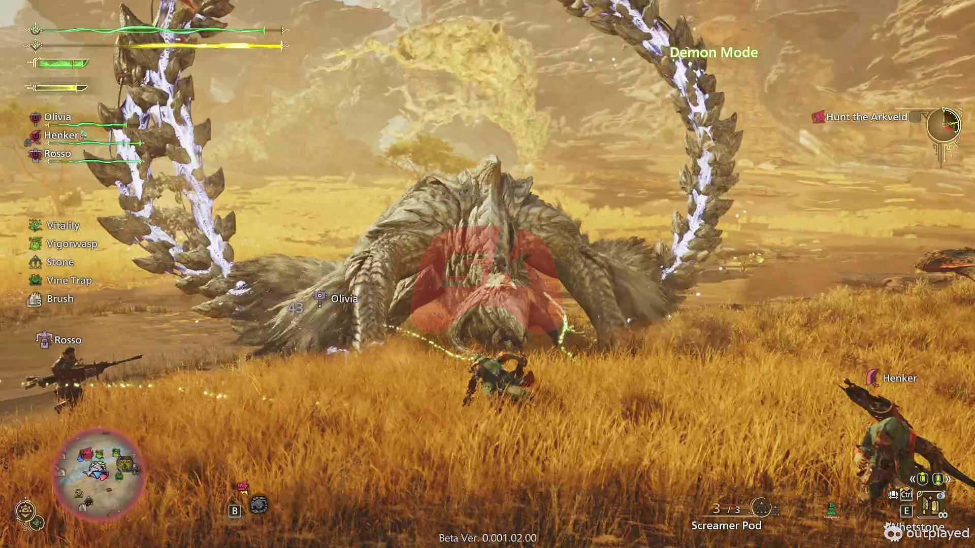 Facing Arkveld in Monster Hunter Wilds (Image via Sportskeeda Gaming/Capcom)