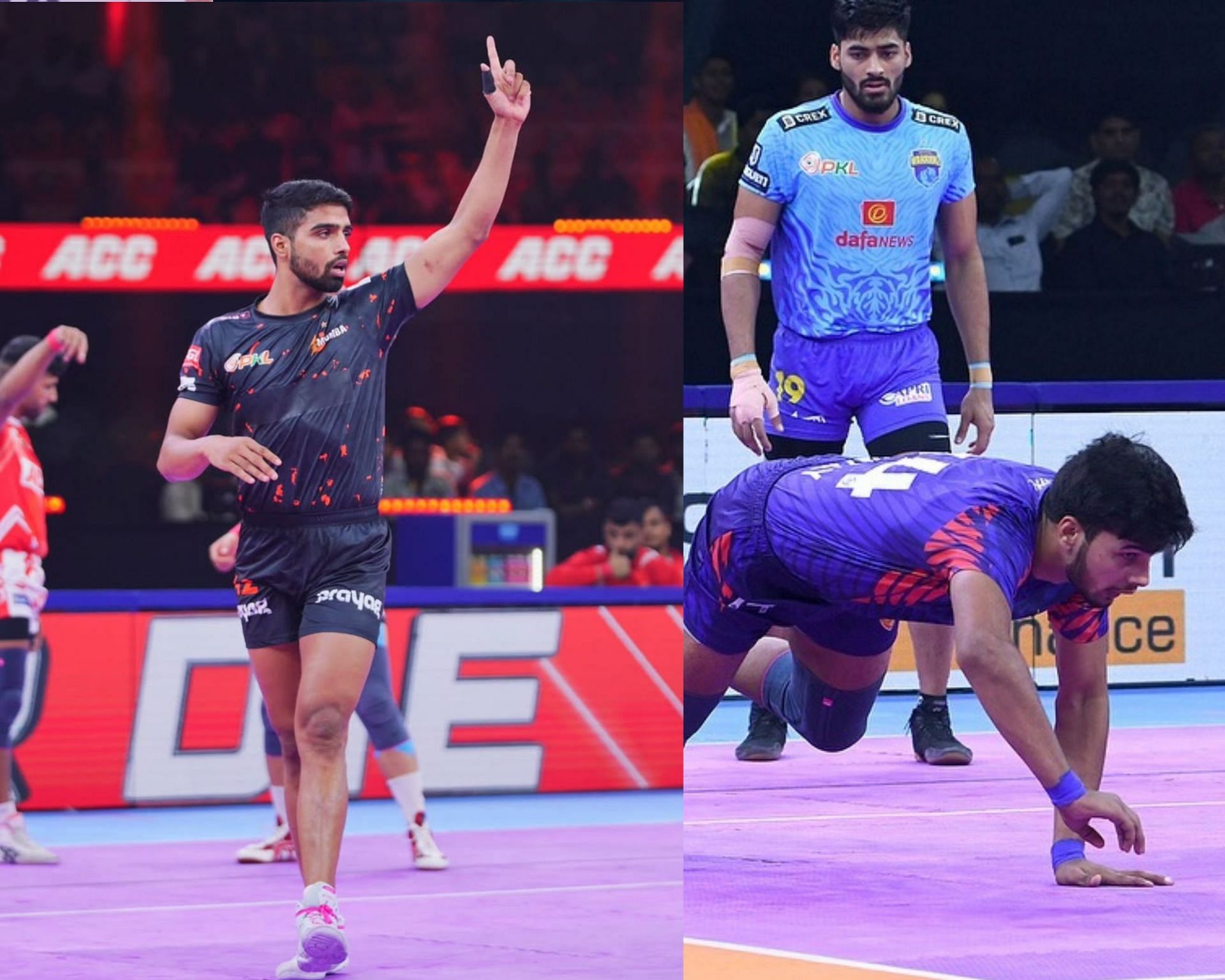 Rohit Raghav (left) &amp; Vinay Redhu (right) - [Image Credits: Insta/U Mumba &amp; Insta/Dabang Delhu KC]