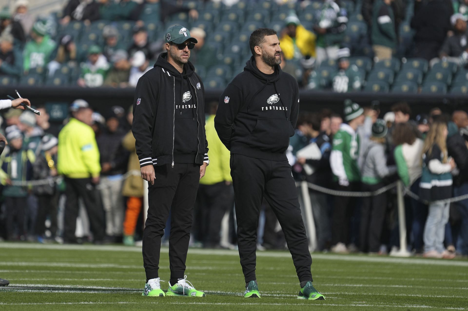 Eagles HC Nick Sirianni gives clear verdict on promoting his right-hand man Kevin Patullo as new OC (Image credit: Getty)