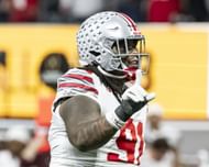 Tyleik Williams at 2025 CFP National Championship Presented by AT&T- Ohio State v Notre Dame - Source: Getty