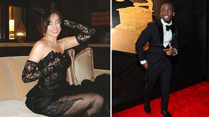 "Streamers taking over": Internet reacts as Kai Cenat and Pokimane attend the 2025 Grammys with stunning outfits