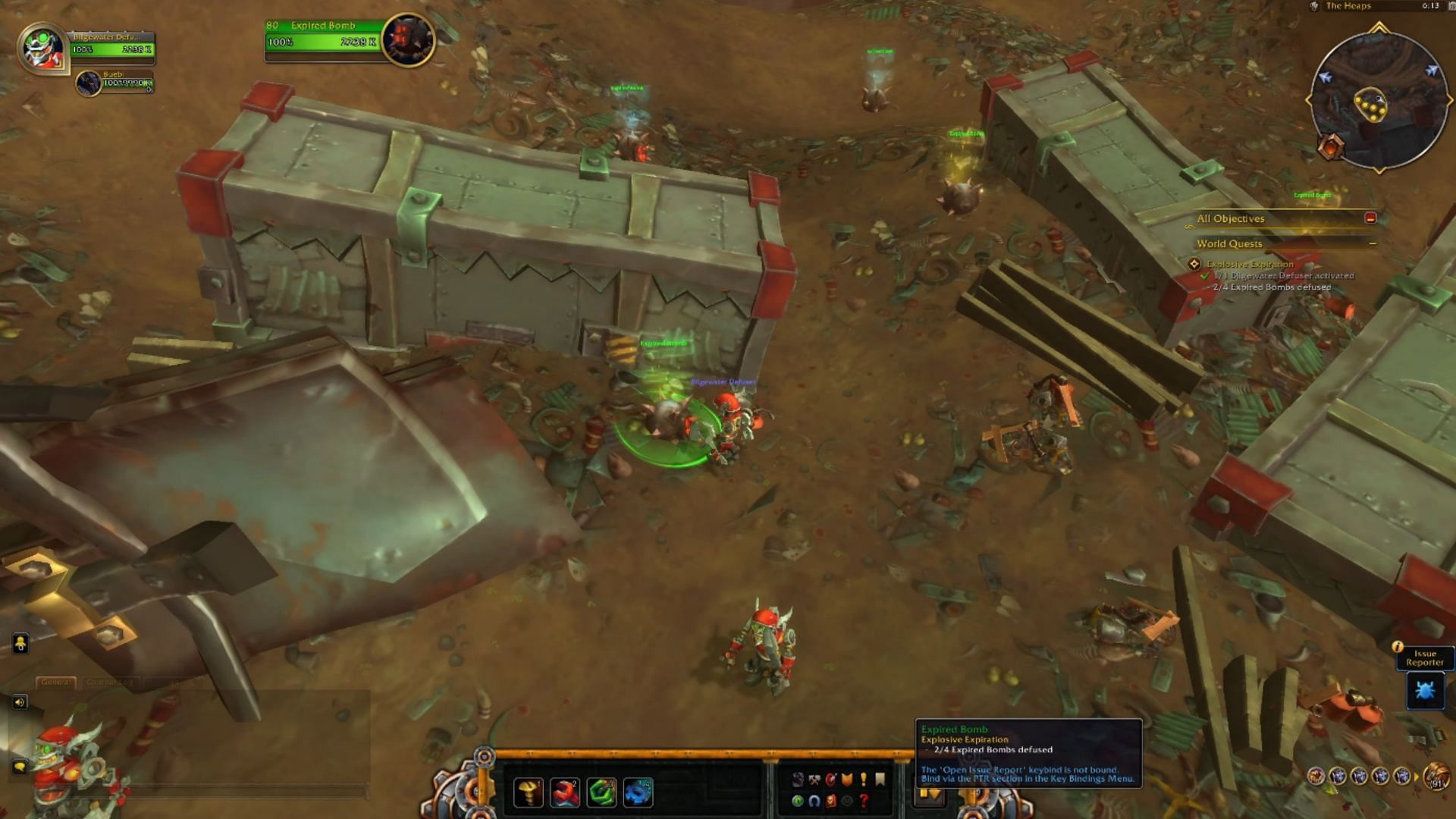 It&#039;s so important to actually target the bomb you&#039;re working on (Image via Blizzard Entertainment || YouTube/@BueWoW)