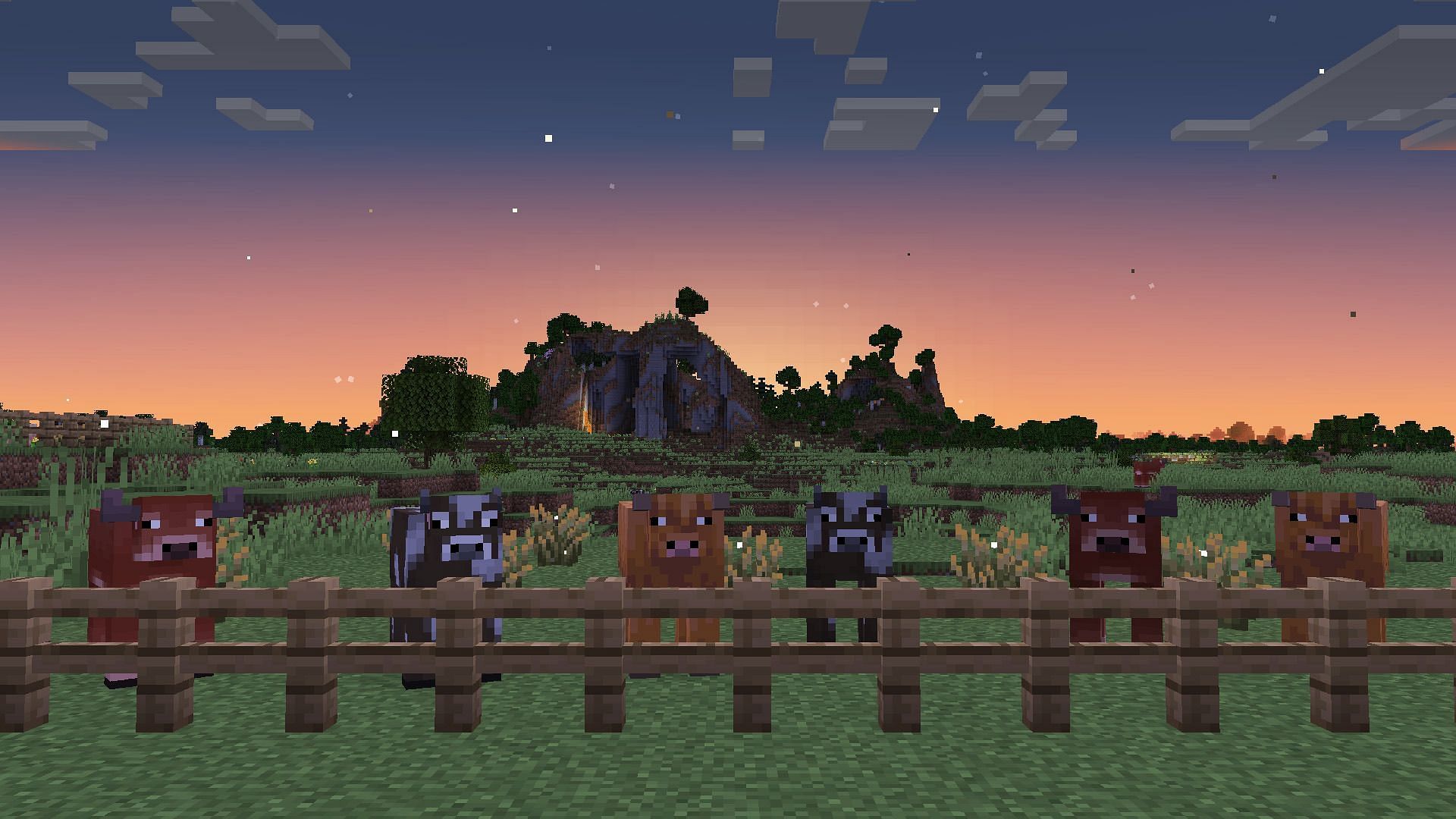 Mojang Studios added new cow variants in Minecraft (Image via Mojang Studios)