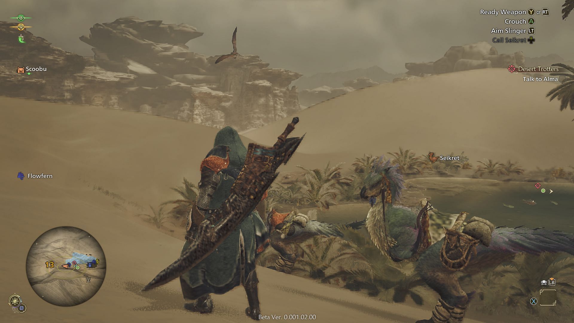 Gameplay from Monster Hunter Wilds Beta test (Image via Capcom)