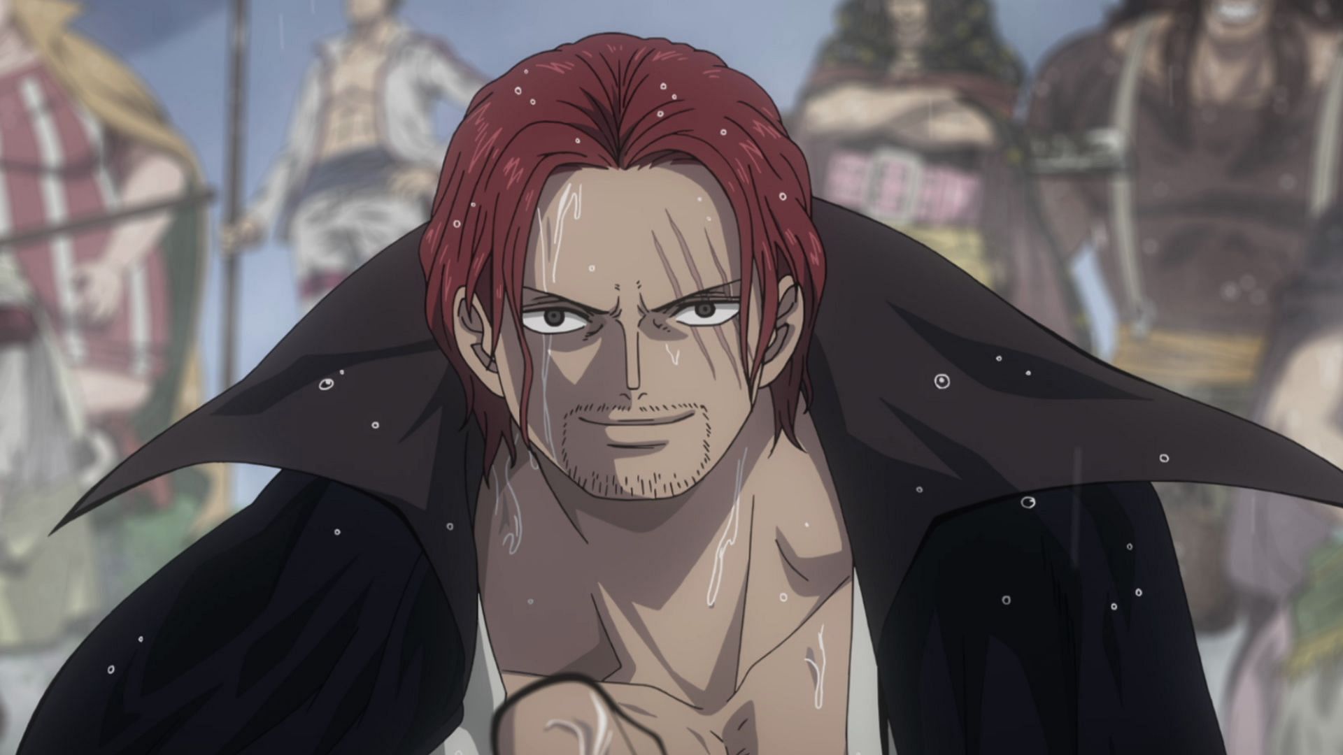 Shanks, with his commanding presence (Image via Toei Animation)