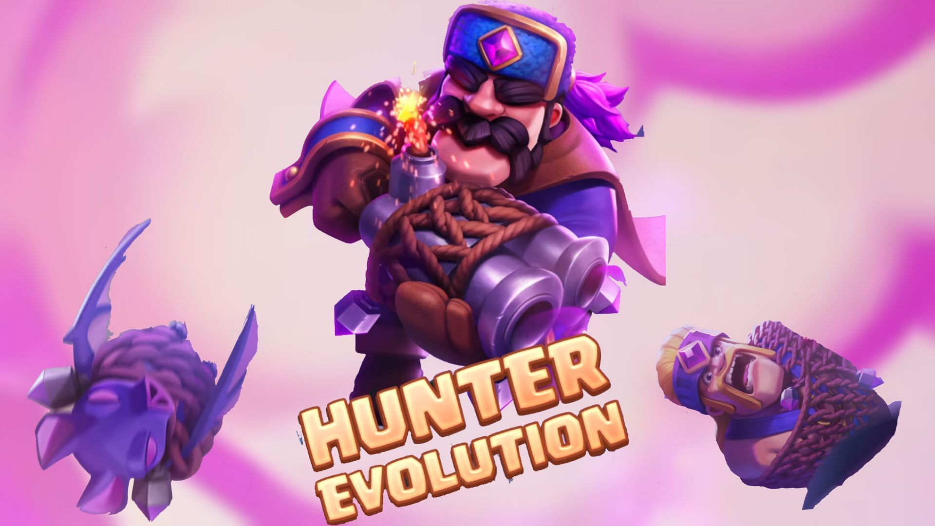 Hunter Evolution is arriving soon in Clash Royale (Image via Supercell)