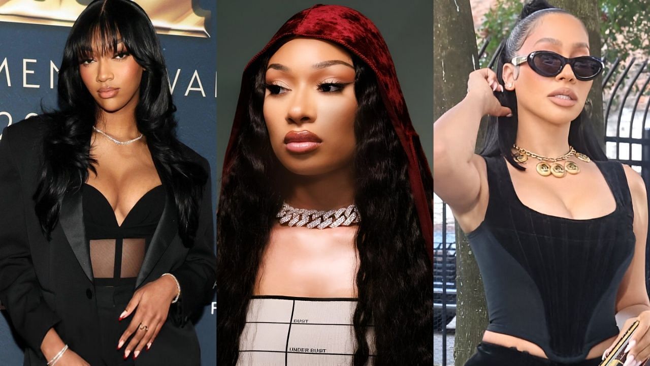 Angel Reese, La La Anthony and more send heartfelt wishes to Megan Thee Stallion on her birthday [Picture Credit: IG/@lala, @theestallion, X/@Reese10Angel]