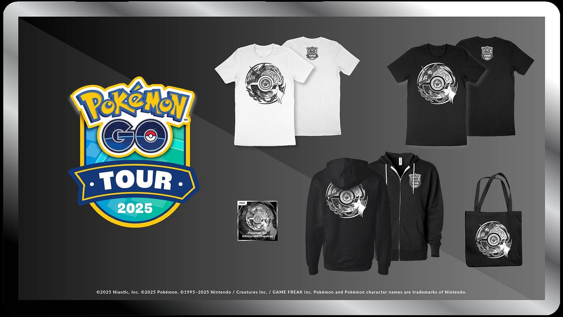 Pokemon GO merchandise will only be available via pre-order (Image via Niantic)