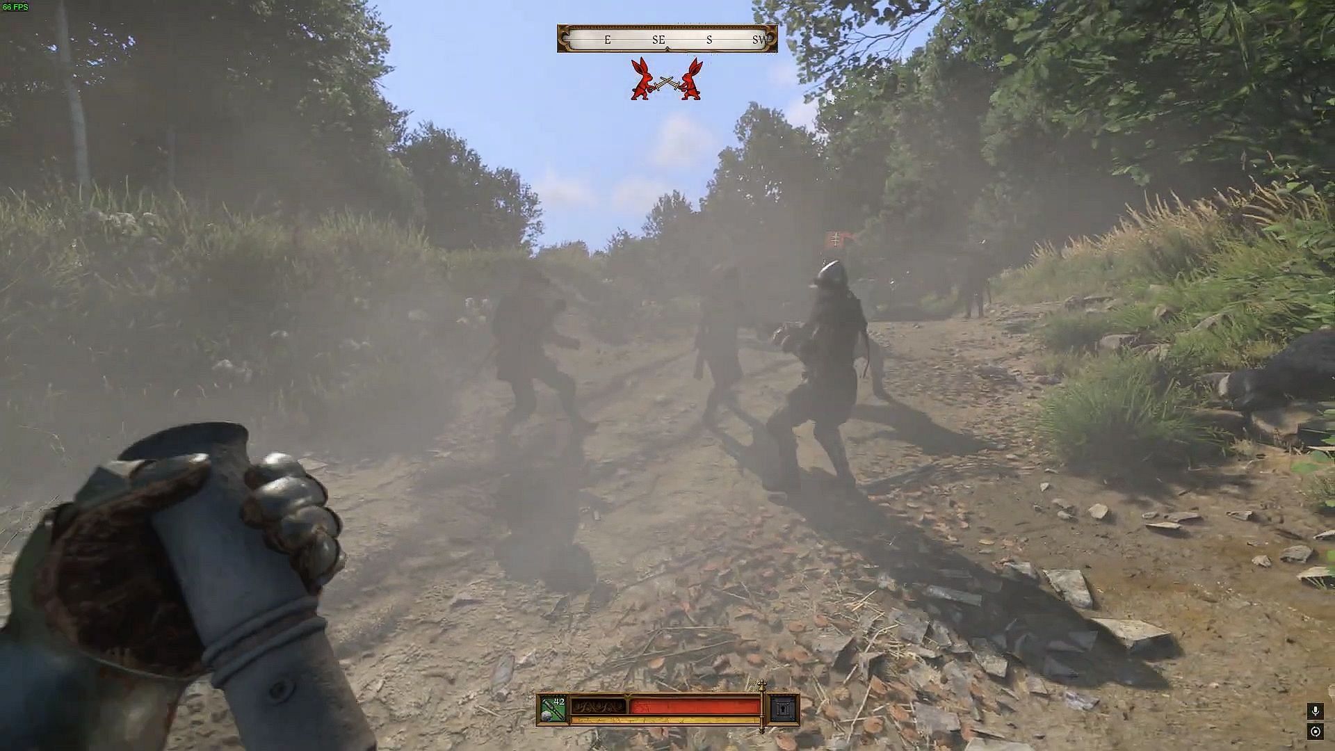 The first-person perspective makes combat very immersive (Image via Deep Silver)