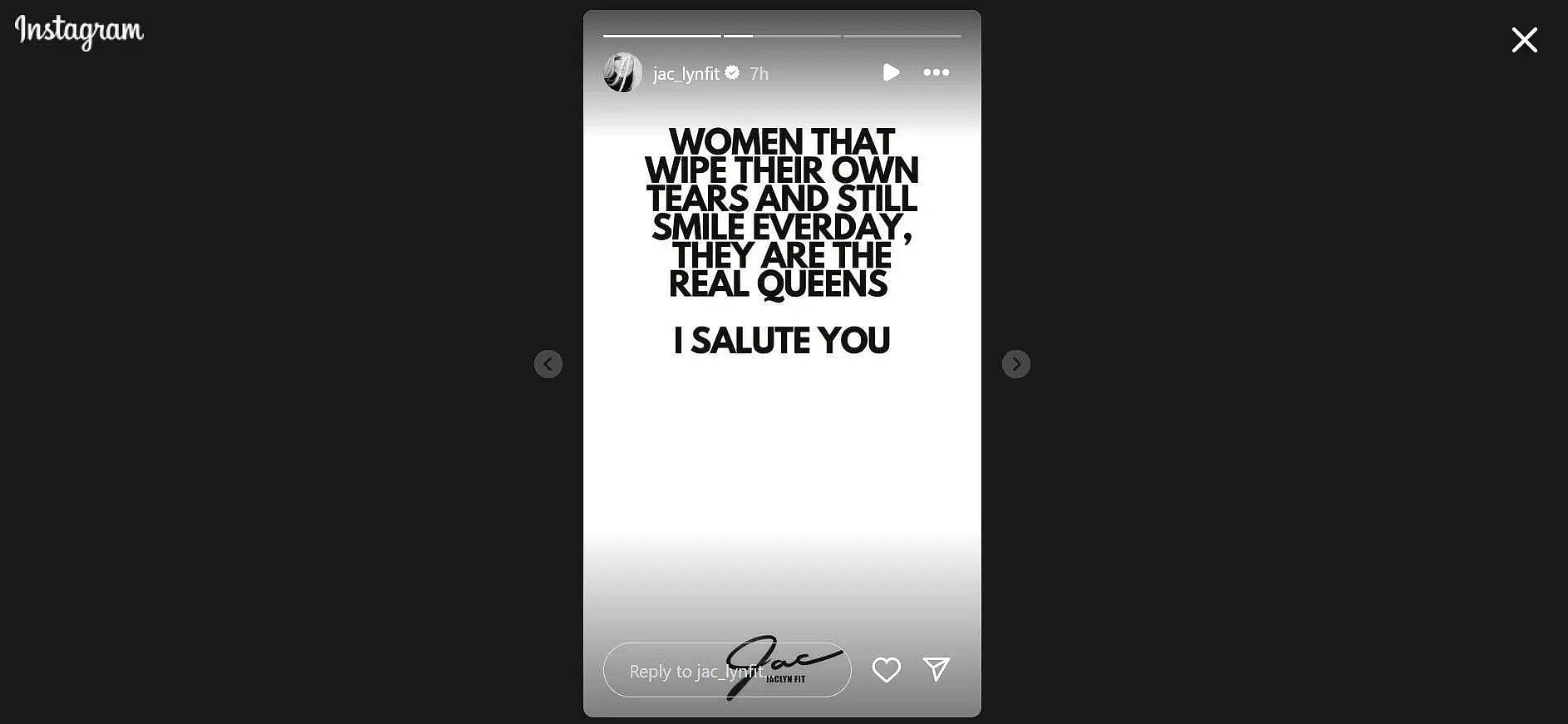 Alex Rodriguez&#039;s girlfriend Jaclyn Cordeiro salutes &#039;real Queens&#039; with a powerful women empowerment message. (Credits: IG/Jaclyn Cordeiro)