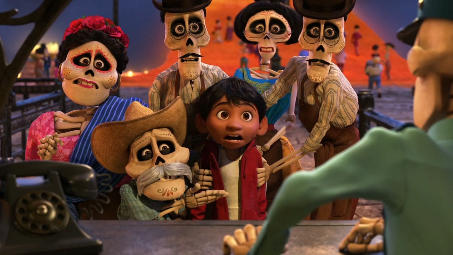 A still from the afterlife in Coco. (Image via Apple TV)