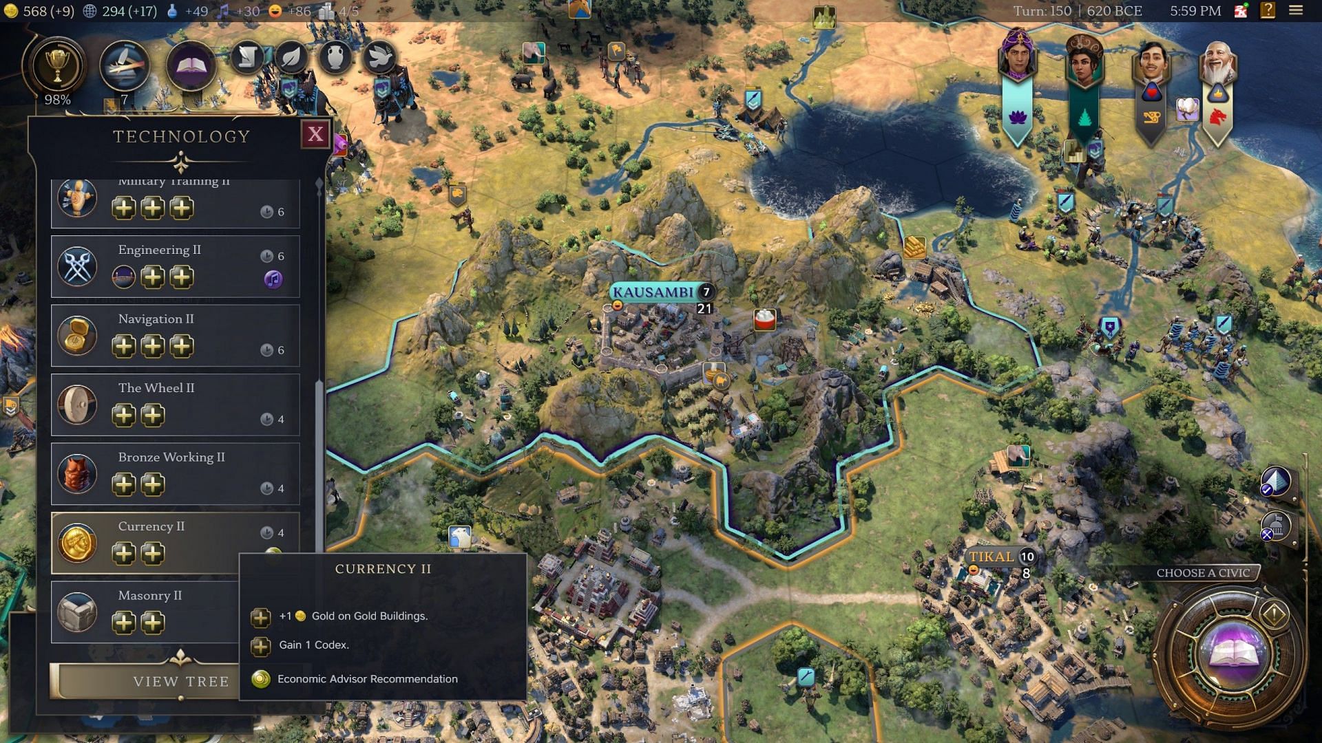 Antiquity age in Civilization 7 (Image via 2K Games)