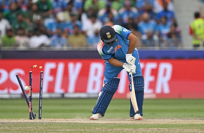 Shaheen Afridi produces a stunning inswinging yorker to castle Rohit Sharma for 20 in IND vs PAK 2025 Champions Trophy match [Watch]