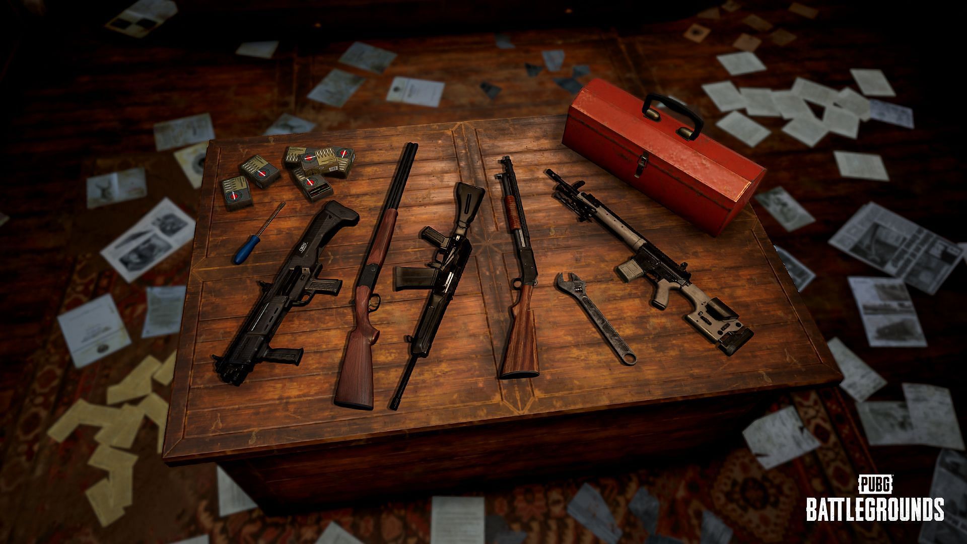 Weapon changes in PUBG PC Update 34.1 (Image via Krafton)