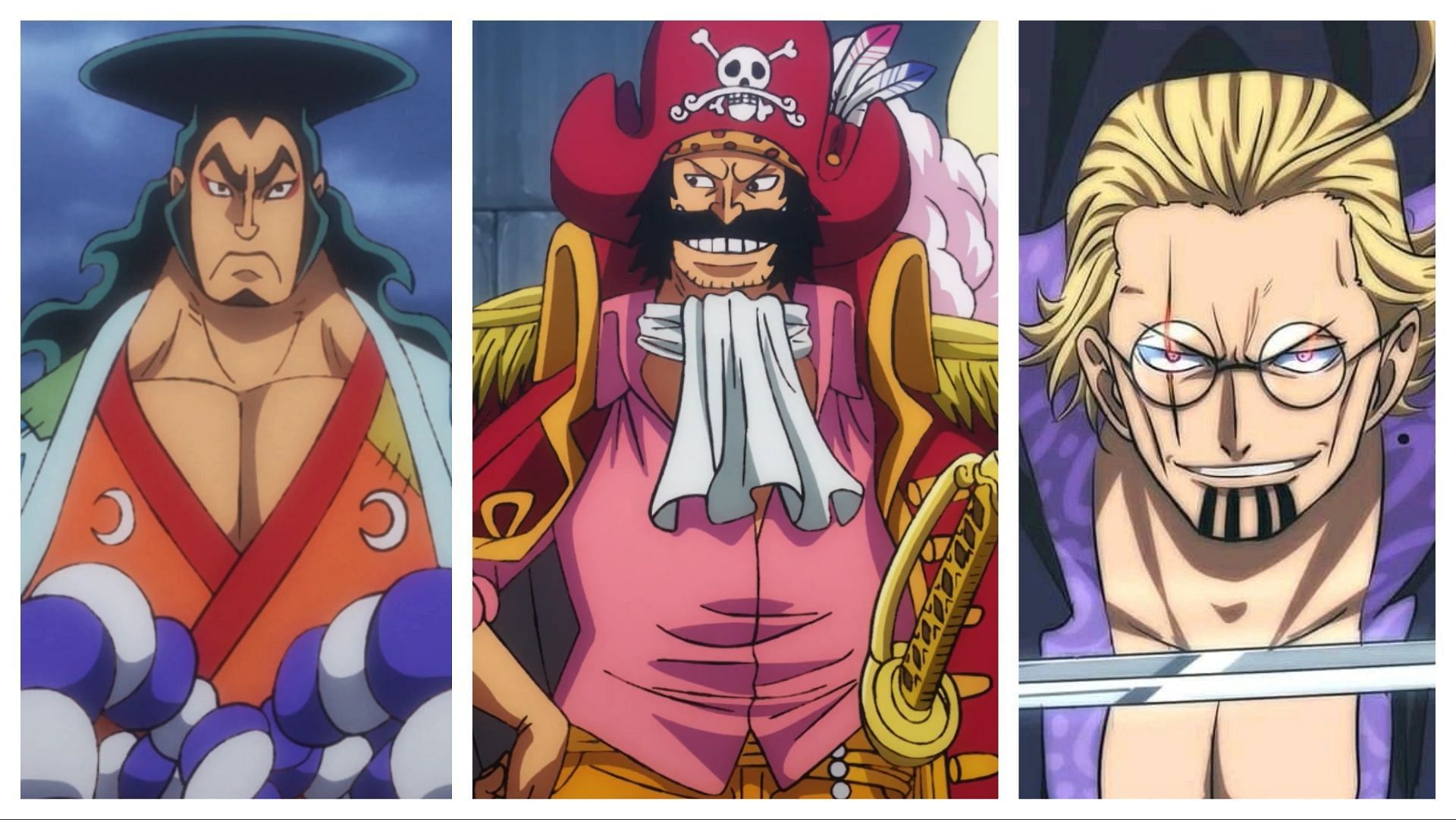 Kozuki Oden, Gol D. Roger, Silvers Rayleigh from Roger Pirates (Image via TOEI)