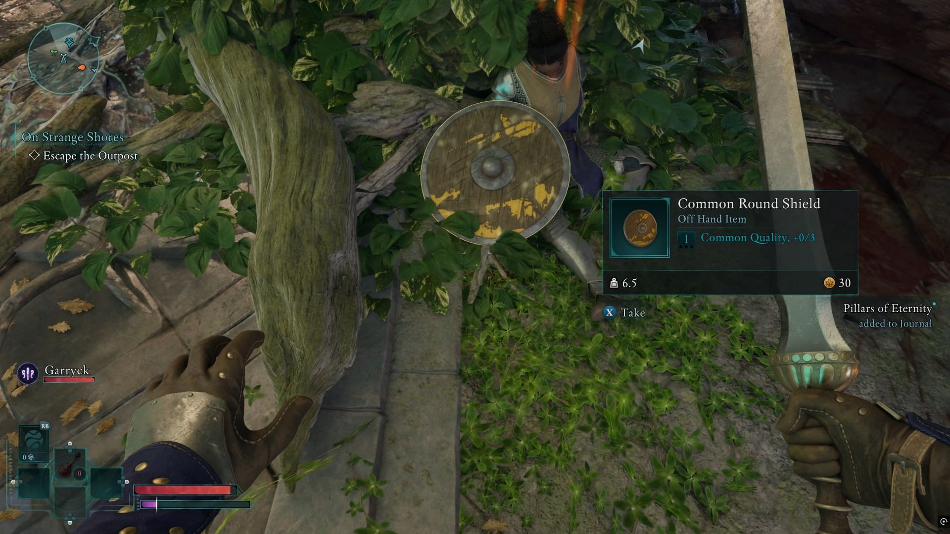 You can also loot a shield here! (Image via Obsidian Entertainment)