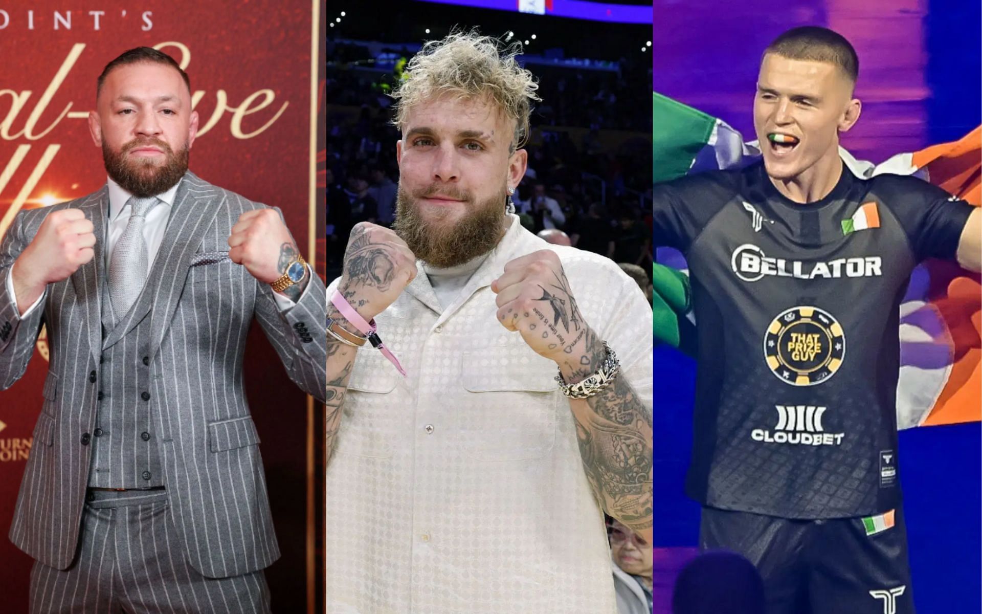 Conor McGregor, Jake Paul, Paul Hughes