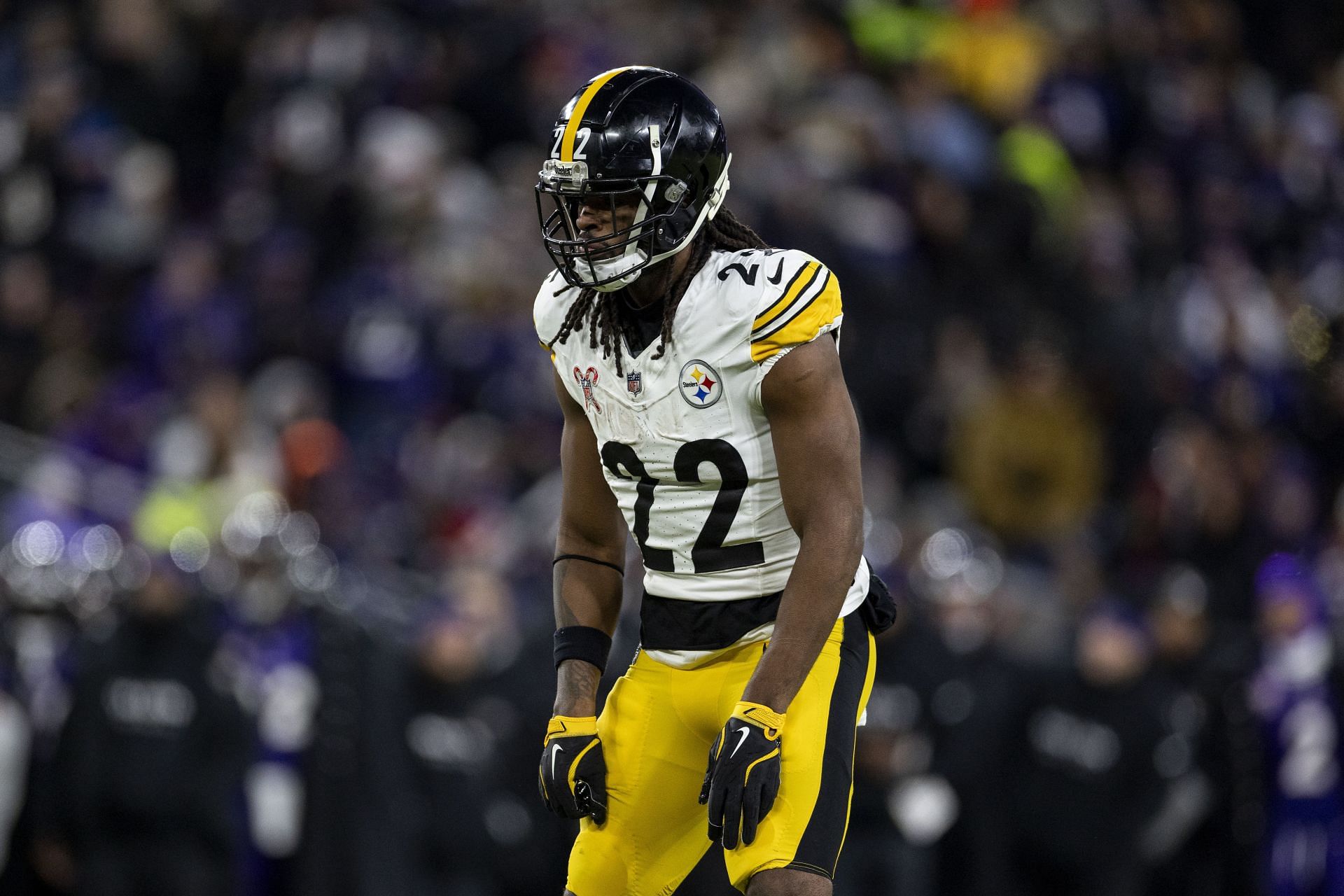 Najee Harris at Pittsburgh Steelers vs. Baltimore Ravens - Source: Getty