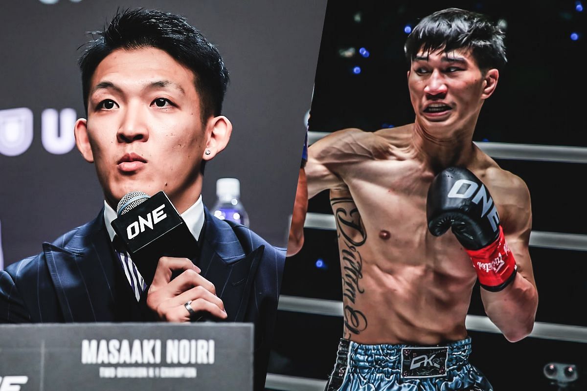 Masaaki Noiri (left) and Tawanchai (right). [Photos from ONE Championship]