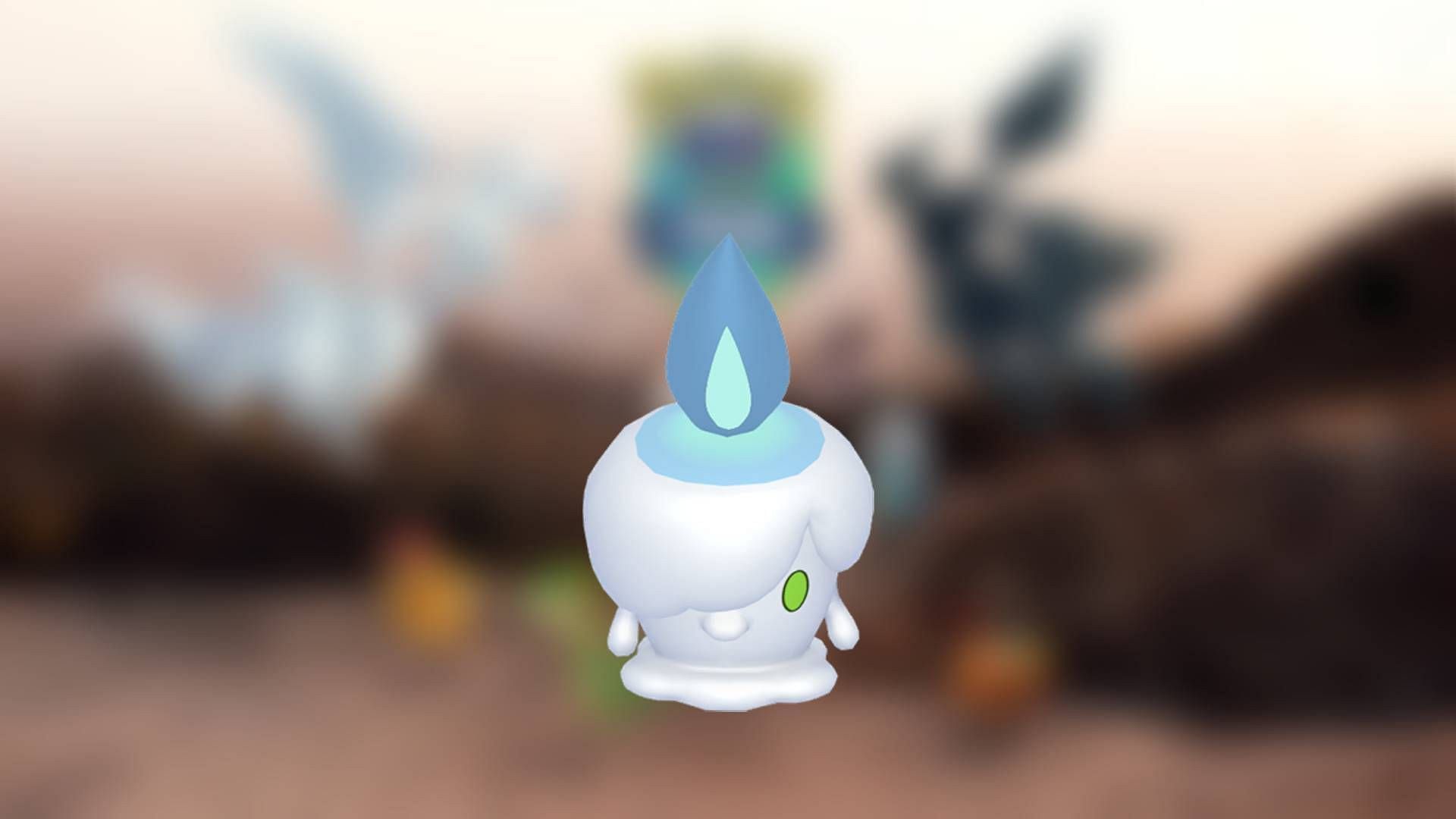 Litwick evolves into Chandelure, a strong Ghost and Fire-type (Image via Niantic)