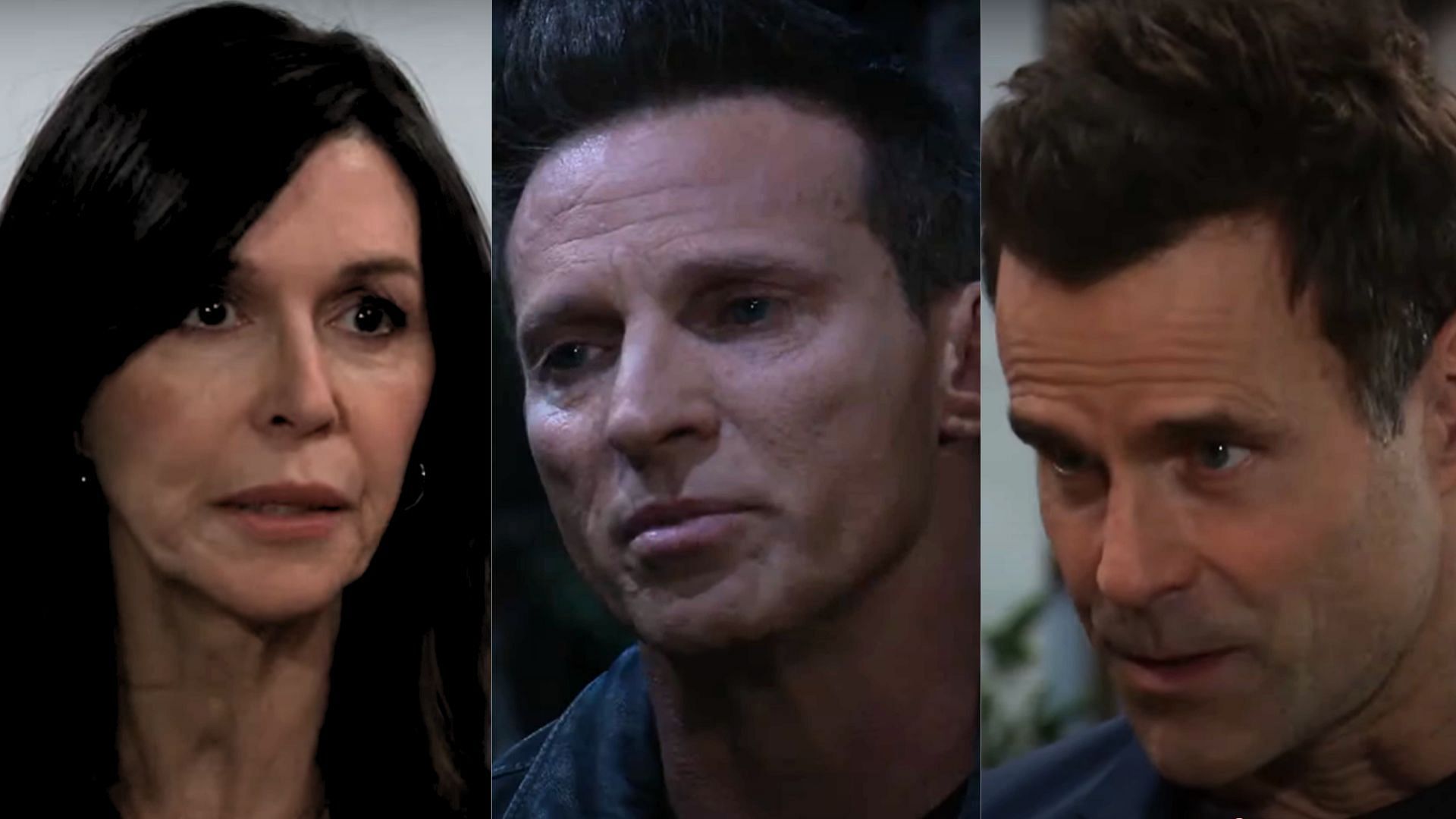 Anna Devane, Jason Morgan and Drew Caine on General Hospital (Image via YouTube/@General Hospital)