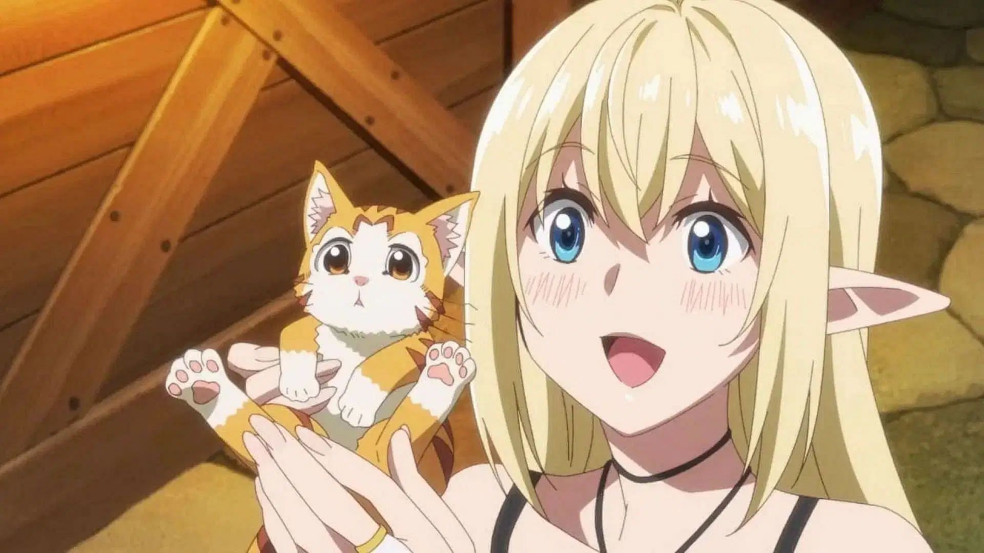 Aria and Tama as shown in the anime (Image via Zero-G and Saber Works)