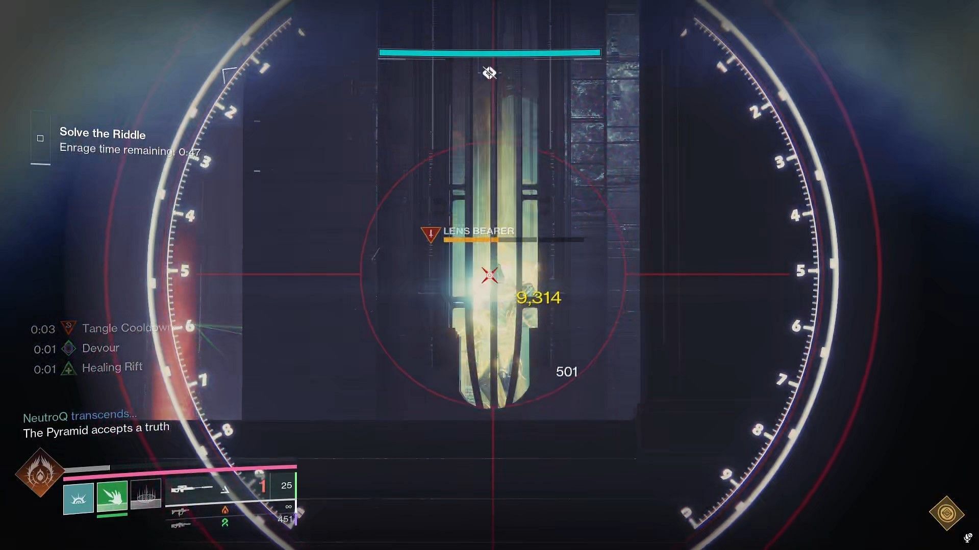 Lens Carrier Subjugator in Destiny 2 (Image via Bungie)