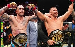 Former UFC champions debate on Dricus du Plessis potentially being "too small" for an Alex Pereira fight: "You could be big all you want"