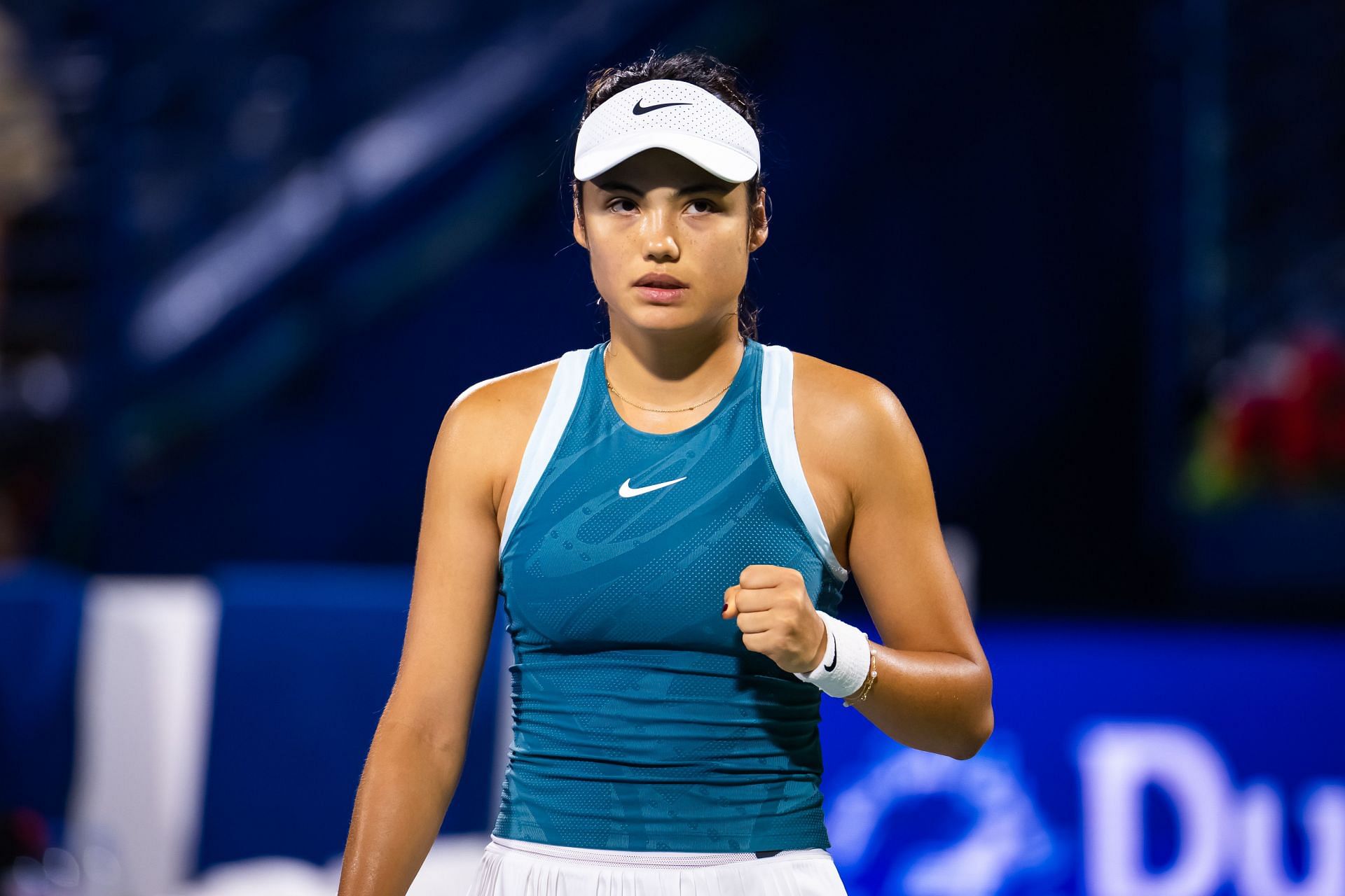 Emma Raducanu at the Dubai Tennis Championships 2025. (Photo: Getty)