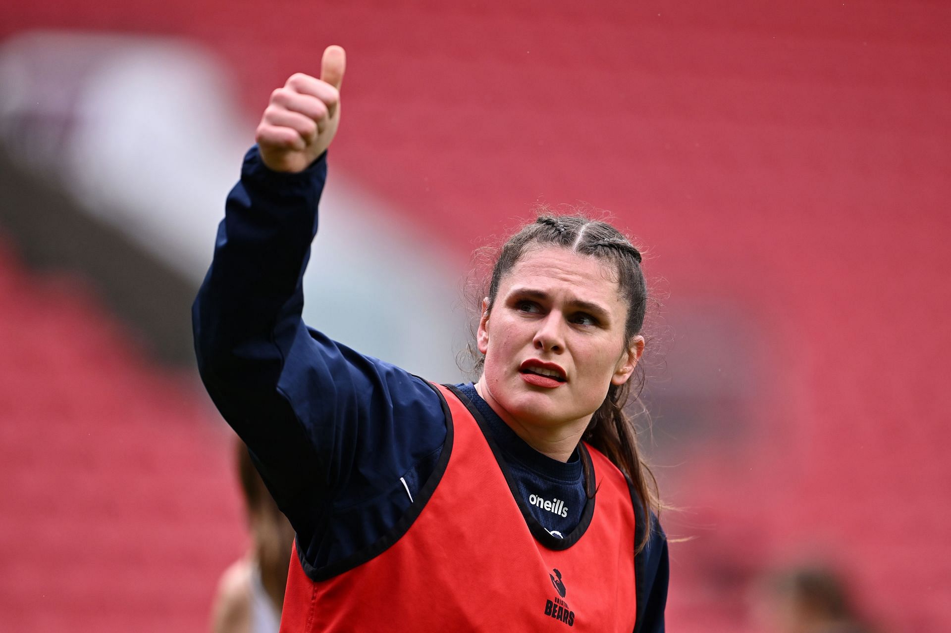 In Picture: Ilona Maher of Bristol Bears during the Allianz Premiership Women&#039;s Rugby match between Bristol Bears and Gloucester-Hartpury in Bristol, England. (Photo by Getty Images)