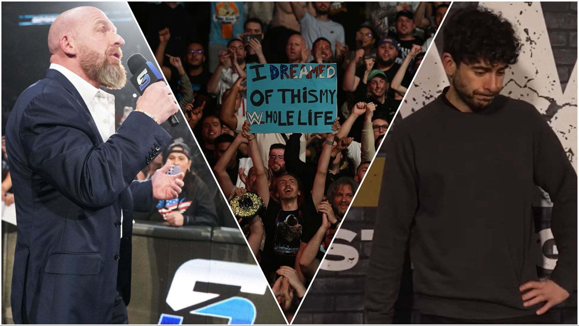 WWE CCO Triple H, excited fans at SmackDown, AEW President Tony Khan