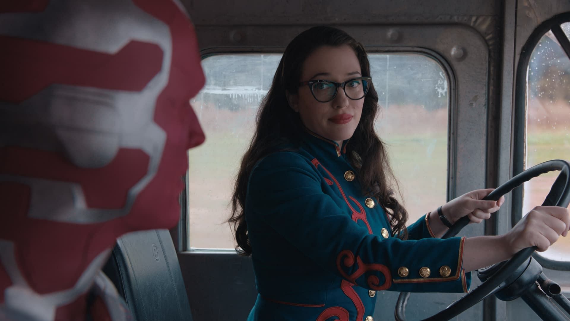 Kat Dennings in a still from WandaVision (Image via Marvel Entertainment)