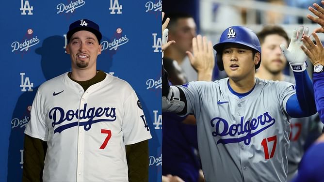 Shohei Ohtani & Blake Snell's sweet exchange steal the spotlight during Dodgers Spring Training session