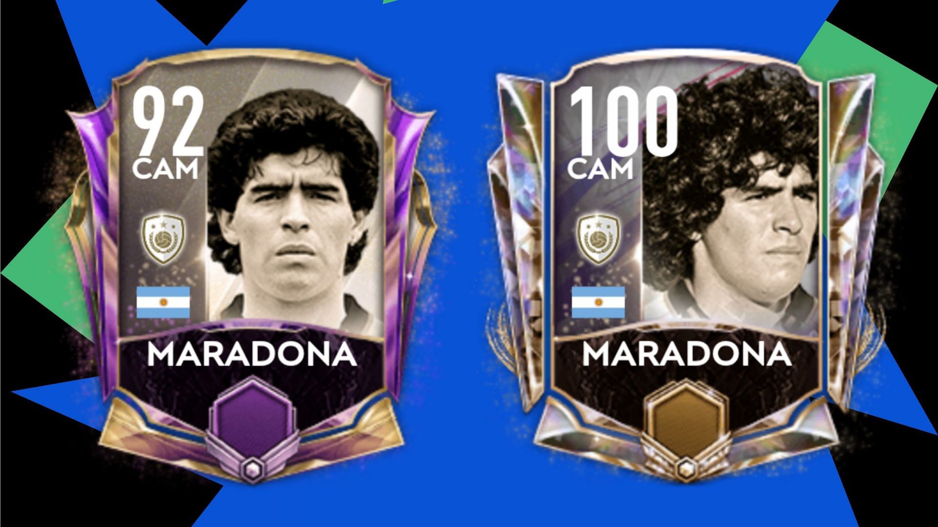 FIFA Mobile 21 Maradona cards (Images via EA Sports)