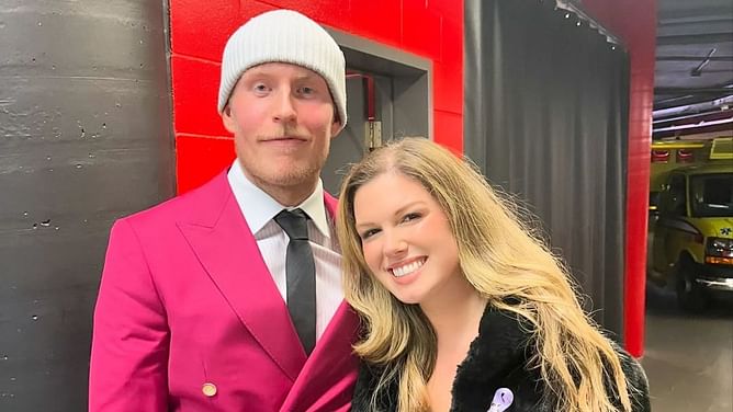 “The hardest decision he's ever had to make”: Patrik Laine’s fiancee Jordan Leigh opens up on Finnish star joining NHLPA program last year