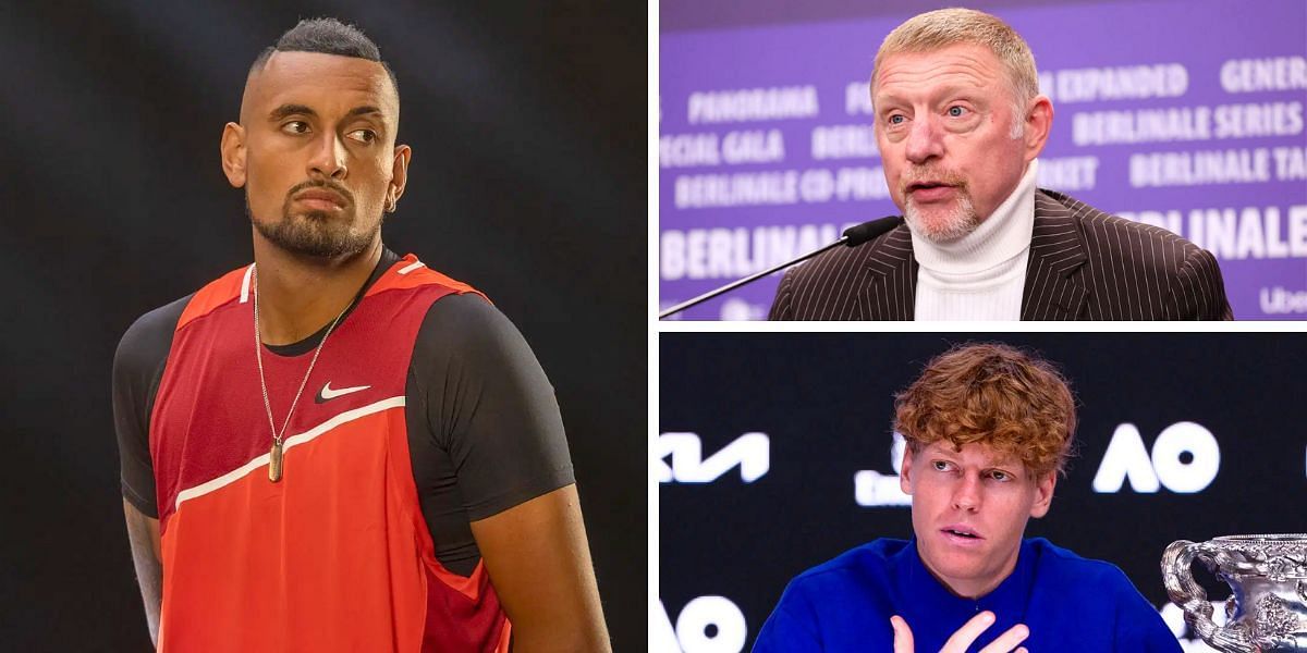 Nick Kyrgios fires back at ‘criminal’ Boris Becker after being mocked for constant criticism of Jannik Sinner amid doping ban