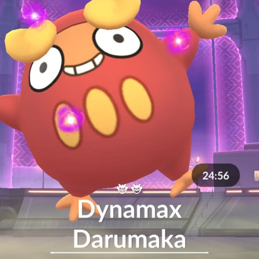 Dynamax Darumaka in Pokemon GO (Image via Sportskeeda Gaming/TPC)