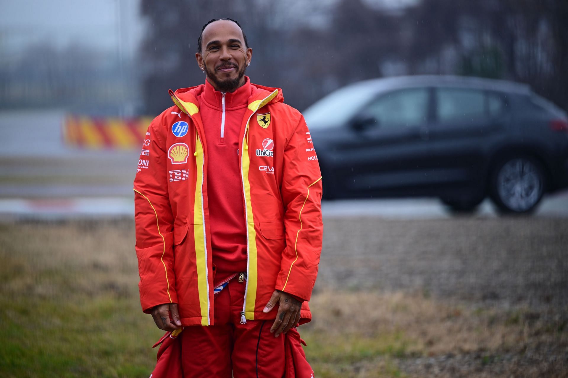 Lewis Hamilton&#039;s Ferrari Test - Source: Getty