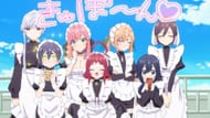 Rentaro's soulmates in maid's costume (Image via Bibury Animation Studios)