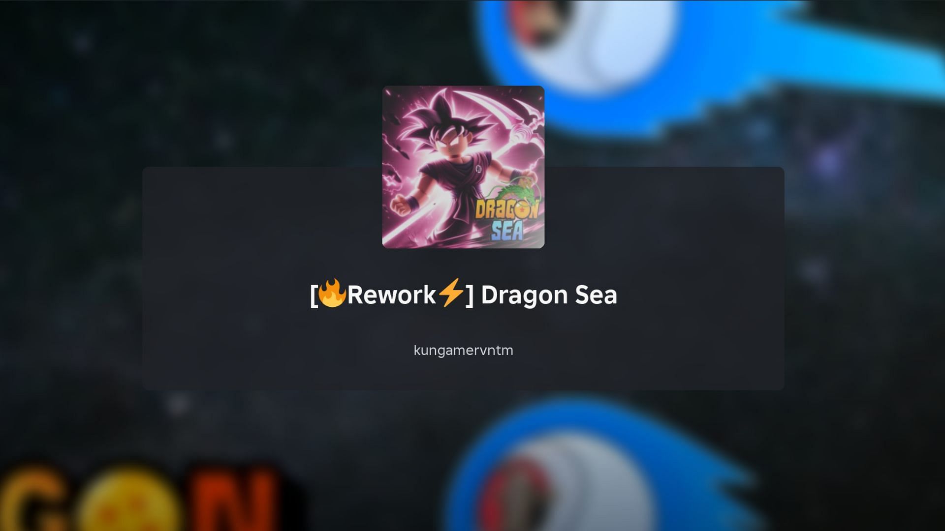 Dragon Sea loading screen on Roblox