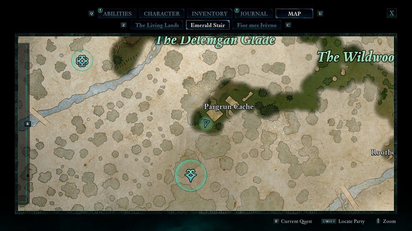 Od Caura&#039;s Grimoire location in Avowed (Image via Sportskeeda || Xbox Game Studios)