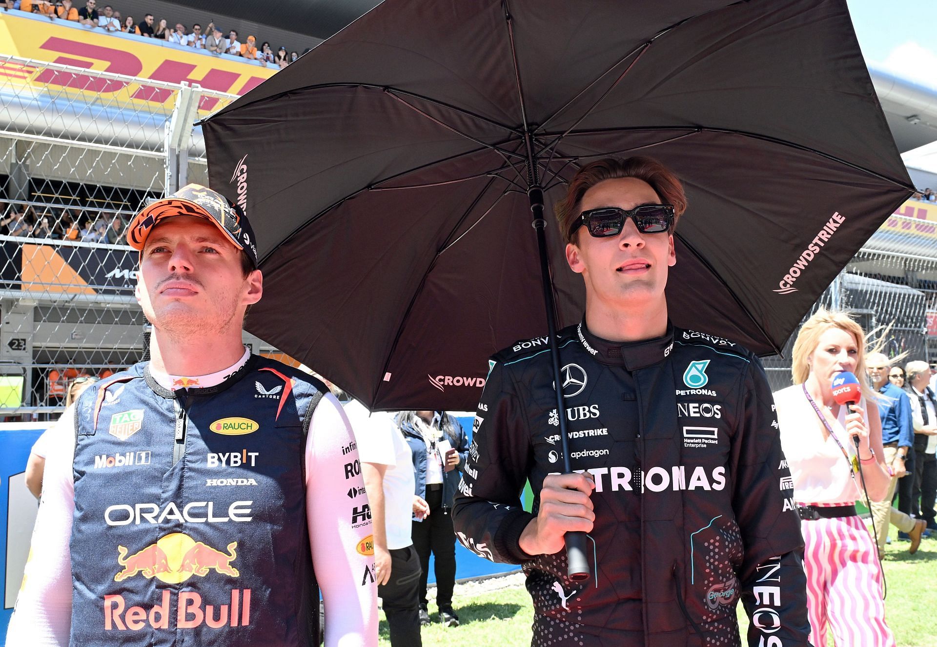 Max Verstappen [L] George Russell [R] (Image Source: Getty)