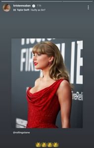 Kristen's IG stories