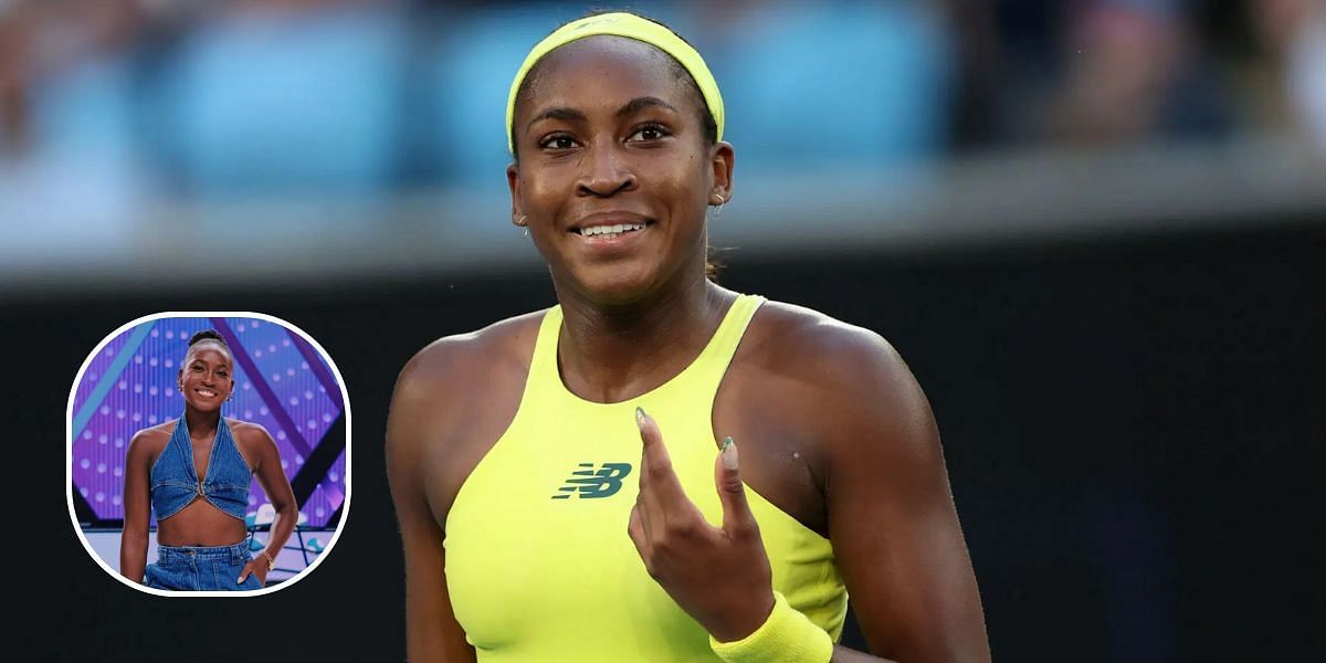 Coco Gauff makes stylish appearance at Unrivaled (Image Source: Getty; @cocogauff on Instagram)