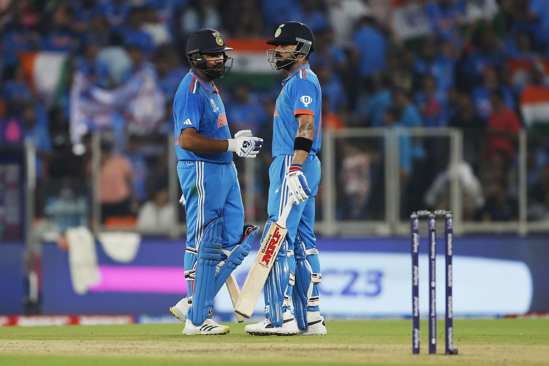 Rohit Sharma and Virat Kohli lend massive experience to India&#039;s batting lineup. [P/C: Getty]