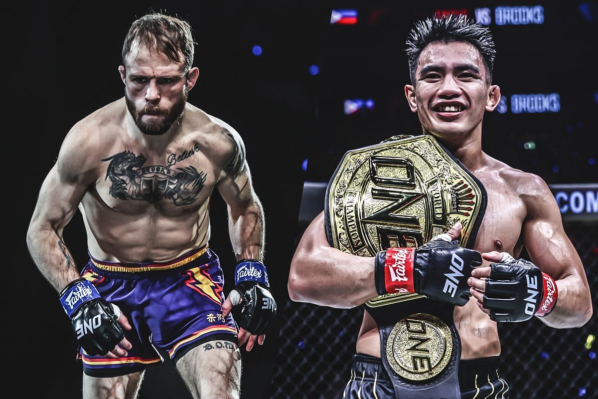 Jarred Brooks (left) and Joshua Pacio (right). [Photos from ONE Championship]